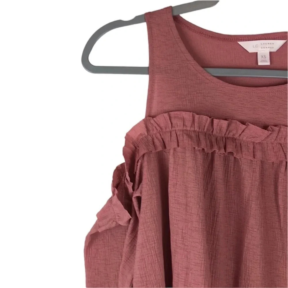 Lauren Conrad Cold Shoulder Top Size XS - Picture 4 of 6
